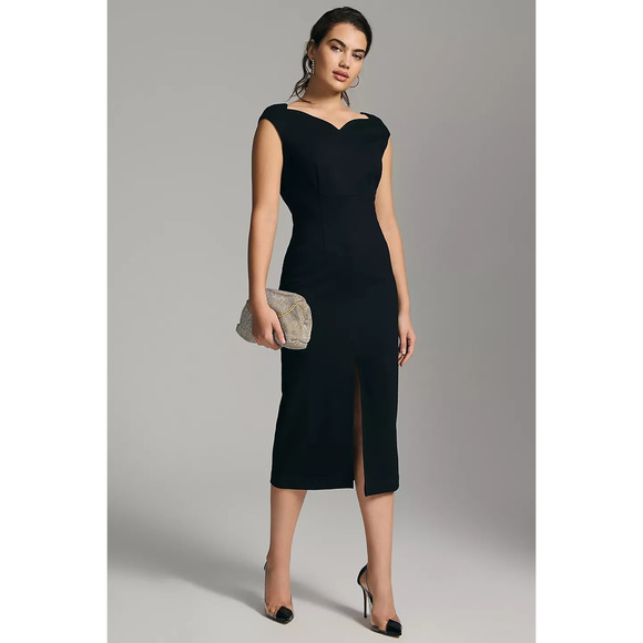 Anthropologie Dresses & Skirts - New Anthropologie Maeve Sleeveless Open-Back Dress $160 MEDIUM Black